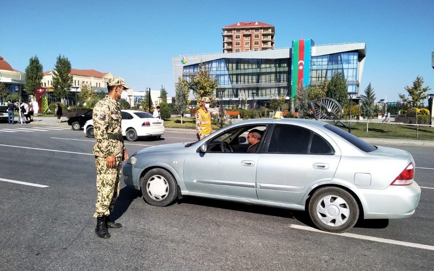 Qubada polis gücləndirilmiş iş rejimində xidmət aparır 1602751778 01.jpg