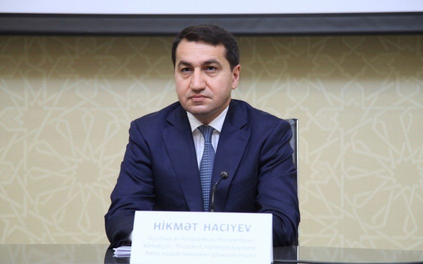 Hikmət Hacıyev: “Azərbaycan mülki şəxslərinin müdafiəsi üçün suveren hüququnu özündə saxlayır” 1602758822 hh.jpg