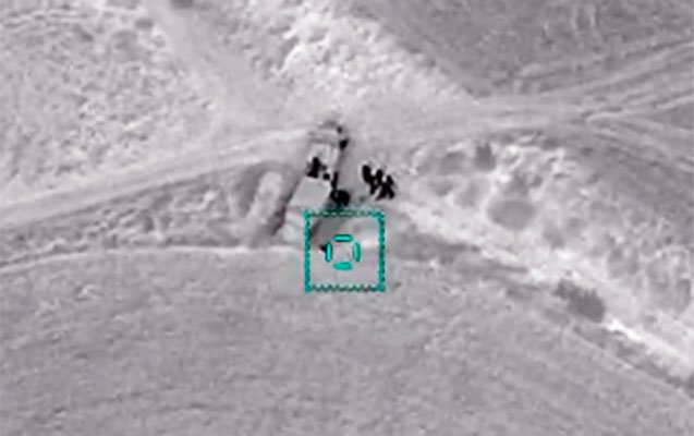 Düşmənin döyüş sursatlı hərbi yük maşınları partladıldı 1604221560 ssshhh.jpg