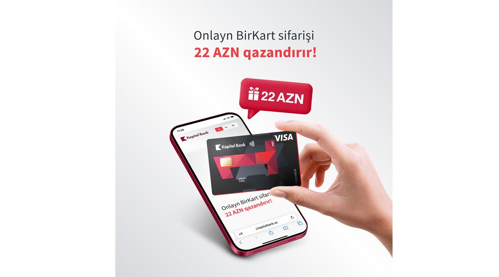 Onlayn BirKart sifariş et, 22 AZN qazan 1642757764 kapitalbank 210122.jpg