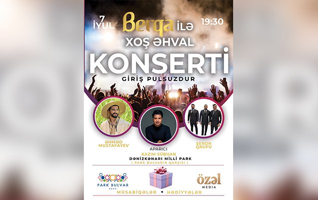 “Berqa” bu həftəsonu da konsertləri ilə əhvalınızı xoş edəcək 1720077051 449320154 836882384643647 4429231132808473993 n.jpg
