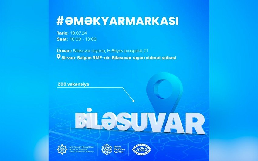Biləsuvarda əmək yarmarkası keçiriləcək 1721186669 54ce1f90 e3f9 36a3 bc84 ad0b007795bb 850.jpg