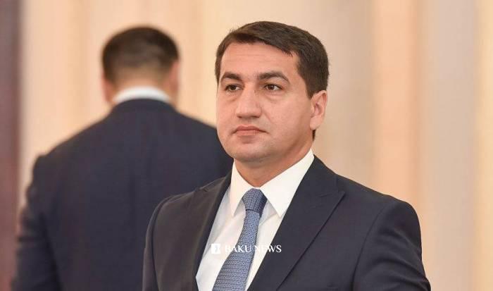 Hikmət Hacıyev: Təəssüf ki, Ermənistan COP29-da iştirak etmir Hikmet 2.jpg