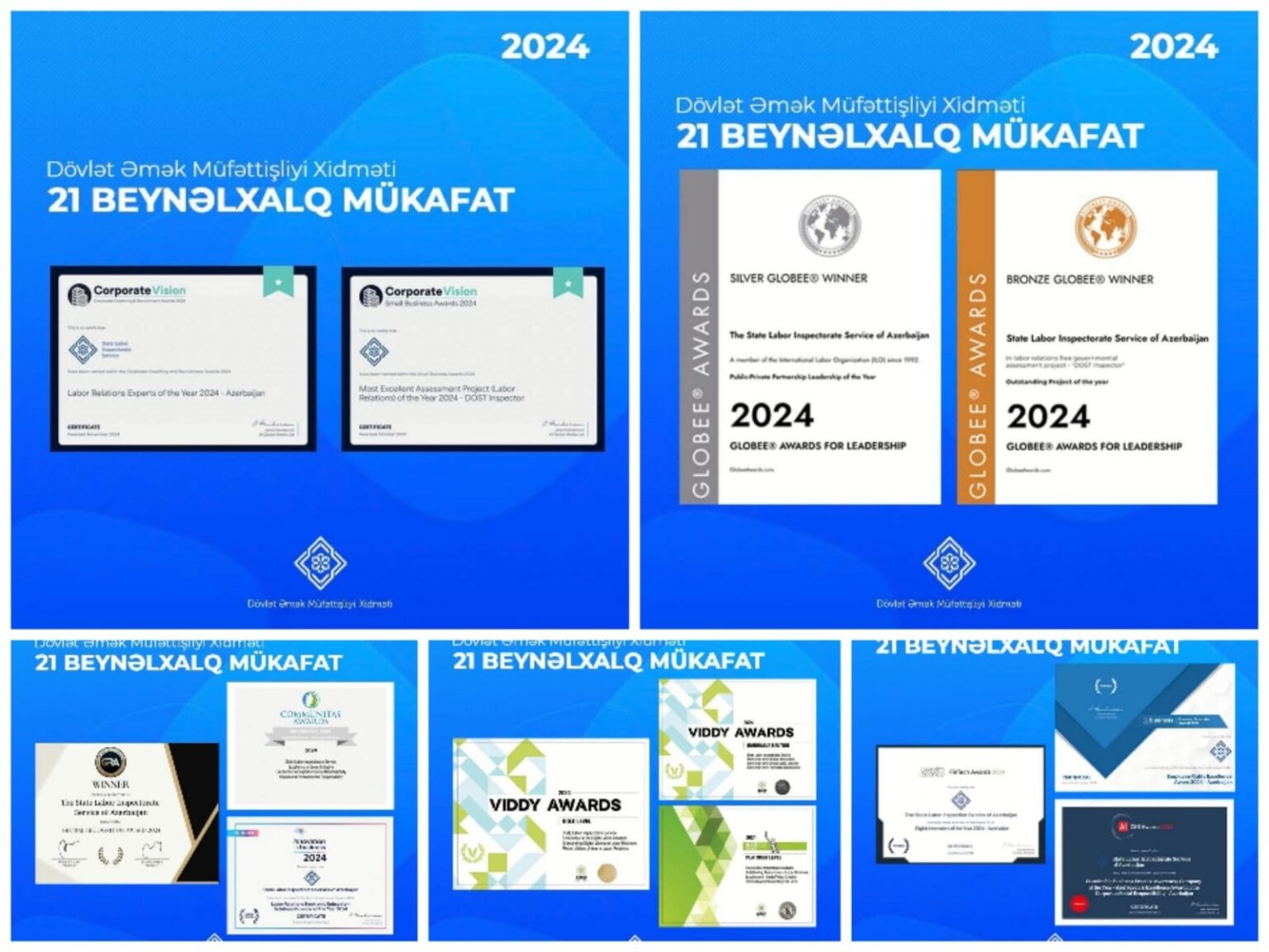 Dövlət Əmək Müfəttişliyi Xidməti bu il 21 beynəlxalq mükafata layiq görülüb 2511.jpg