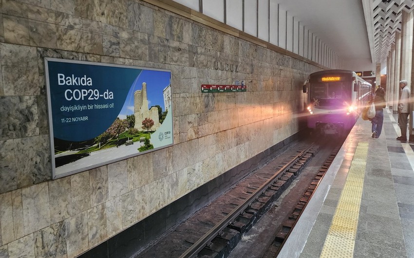 Bakı metropoliteni yay hərəkət qrafikinə keçib Metro.jpeg