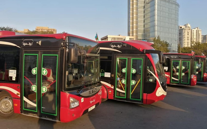 Bakıda iki marşrut avtobusun hərəkət sxemi dəyişdirilir Avtobus 1.jpg