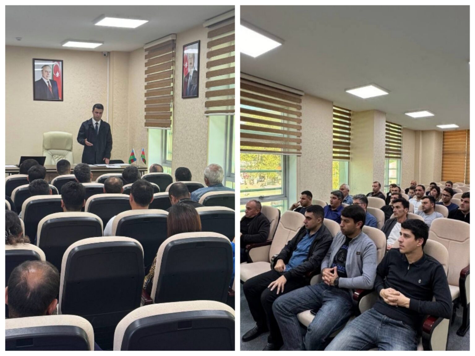 Şəkidə əməyin mühafizəsi və icbari sığorta mövzusunda maarifləndirici təlim keçirilib Collage 20251016 143411