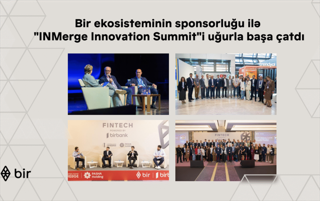 “Bir ekosistem”inin sponsorluğu ilə “INMerge” İnnovasiya Sammiti uğurla başa çatdı Esasssss