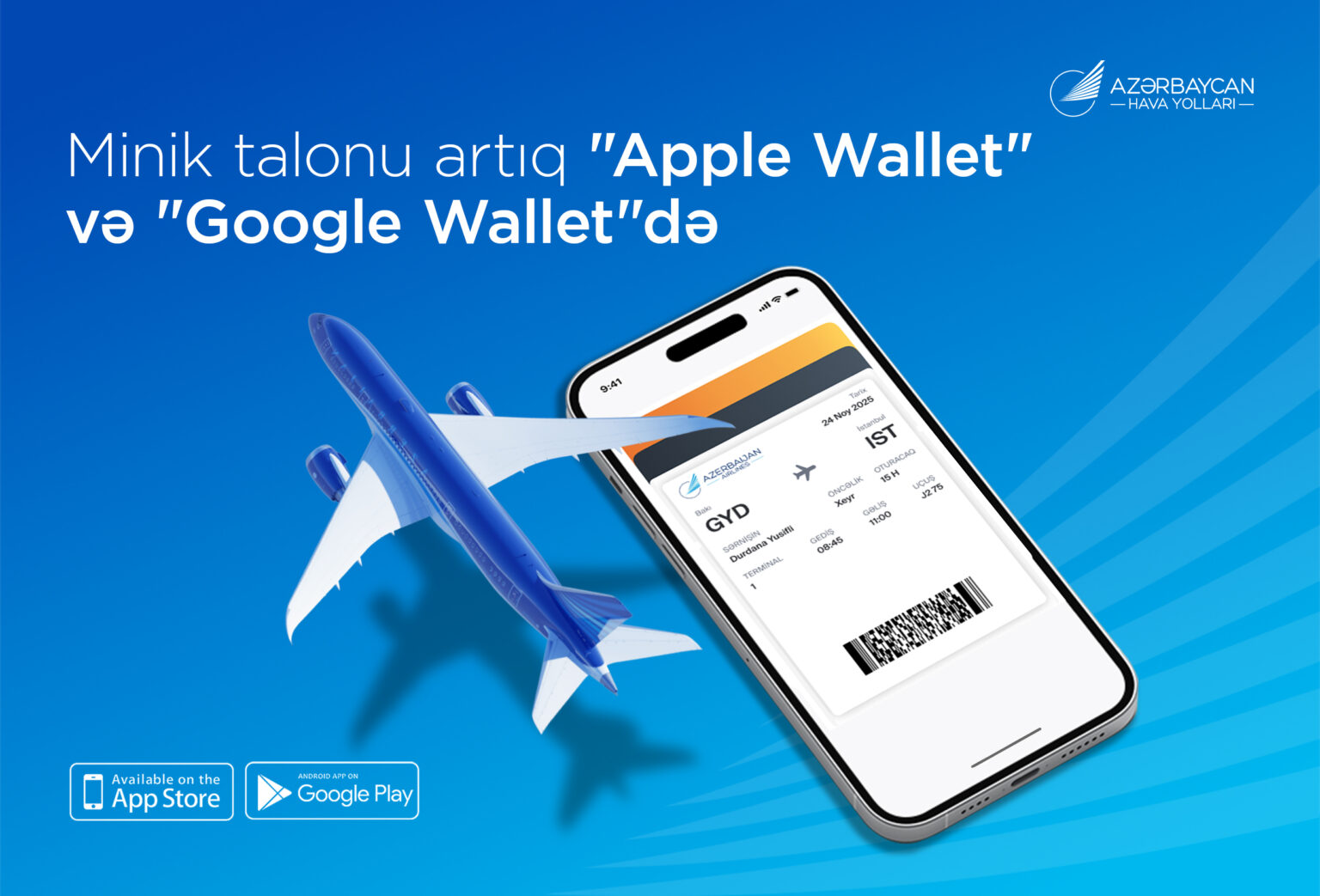 AZAL Boarding pass AZ