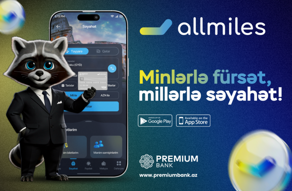Səyahət dünyasına yeni nəfəs: Premium Bank AllMiles tətbiqinin rəsmi siması “Boomi” təqdim olundu! Media 4 scaled