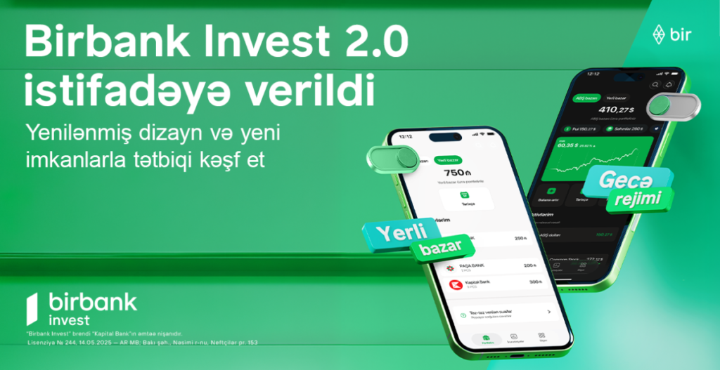 Birbank Invest 2.0 təqdim olundu – Azərbaycan kapital bazarında yeni investisiya imkanları BI 1214z624 scaled