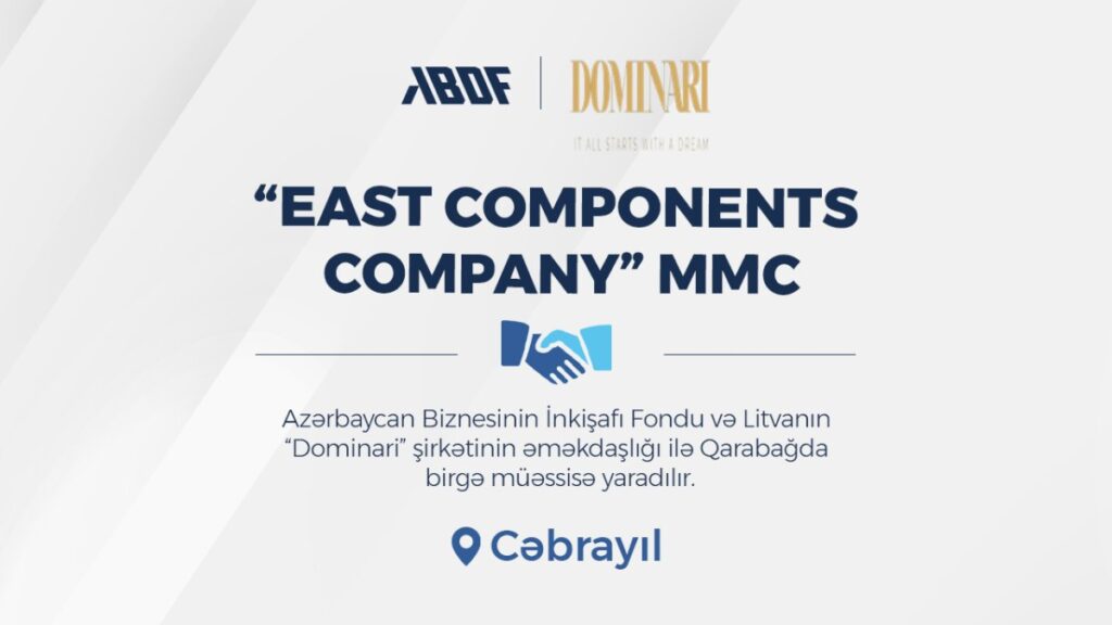 ABDF Litvanın “Dominari” şirkəti ilə birgə istehsal müəssisəsi yaradır Kv postjpg 6a22c53229d5e