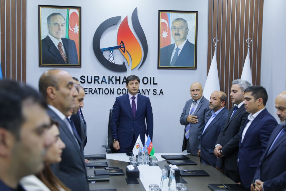 Neftçilər Milli Qurtuluş Gününü qeyd ediblər - Şəkil 1