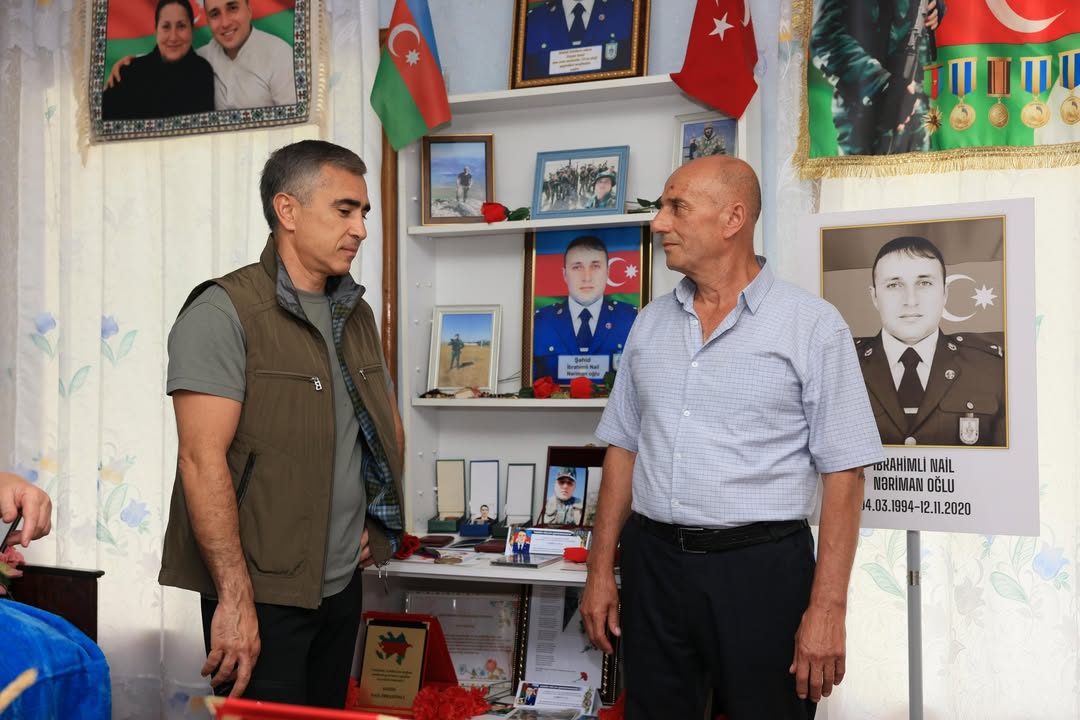Anar Ələkbərov Oğuzda şəhid ailəsinin qonağı oldu - Şəkil 6