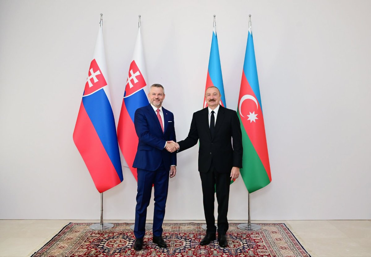 Şuşada Slovakiya Prezidentinin rəsmi qarşılanma mərasimi olub - Şəkil 4