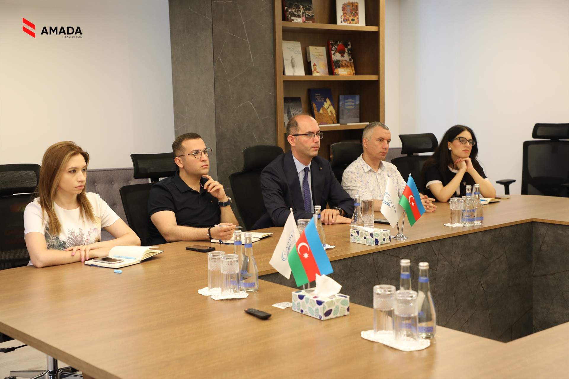 AMADA-nın icraçı direktoru CASPIA Analitik Mərkəzinin qonağı oldu - Şəkil 9