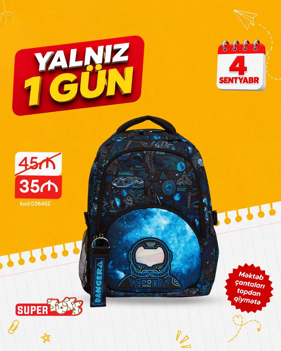 Məktəb çantaları almaq istəyənlərin NƏZƏRİNƏ! - BÖYÜK ENDİRİMLƏR BAŞLADI - Şəkil 6