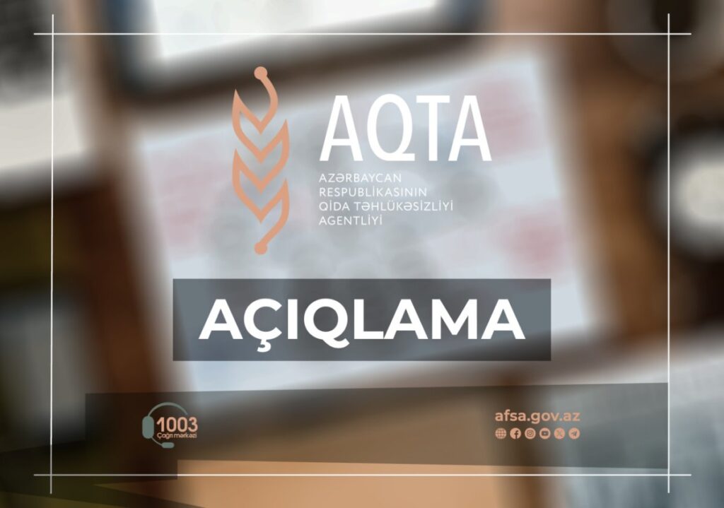 Zəhərlənmə hadisəsi ilə bağlı araşdırma aparılır – RƏSMİ Aqta 6abe003b06402